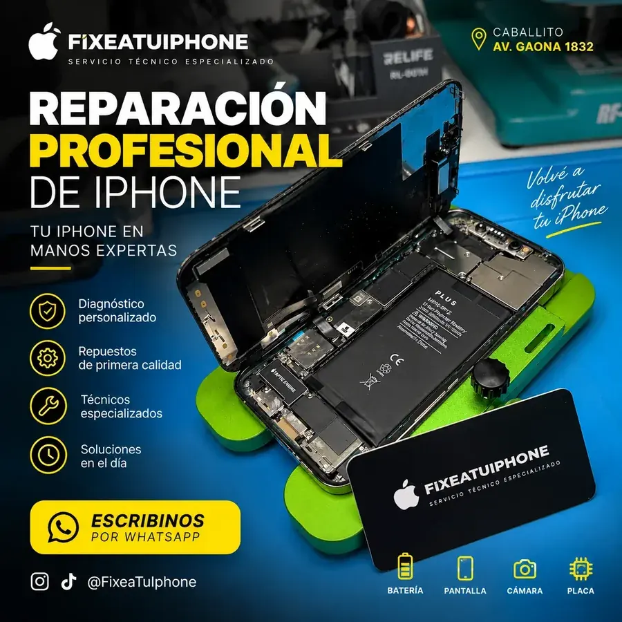 Reparación profesional de iPhone